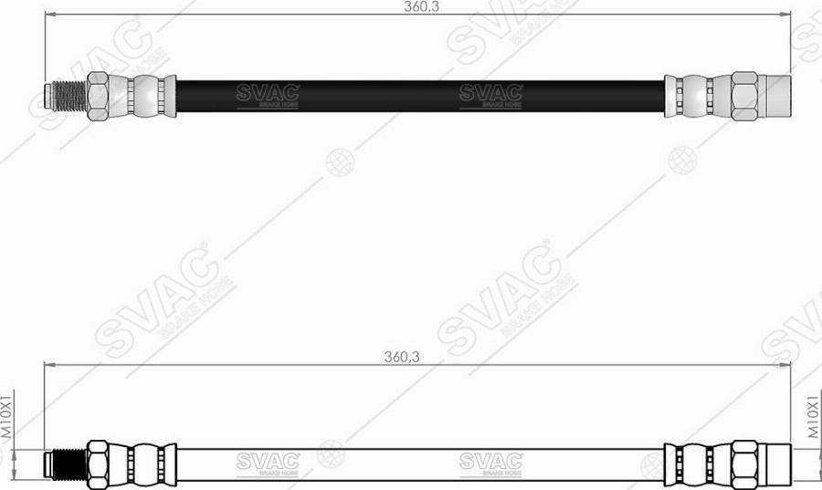 MOBILVERDE 50305945 - Flexible de frein cwaw.fr