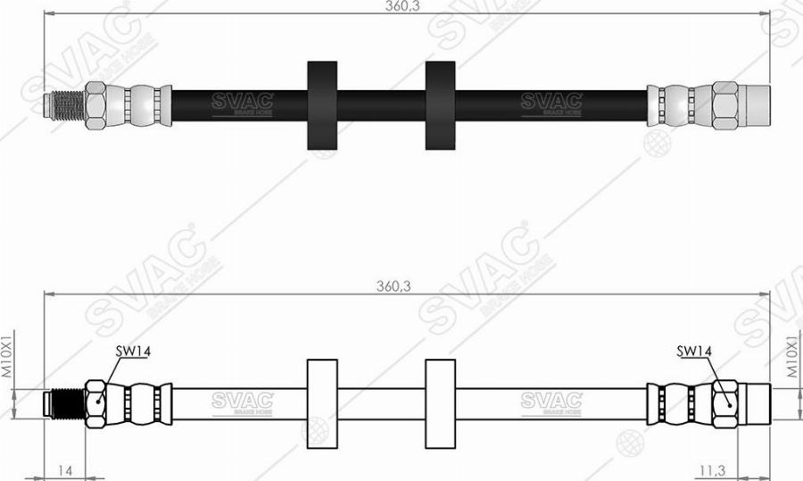 MOBILVERDE 50305947 - Flexible de frein cwaw.fr