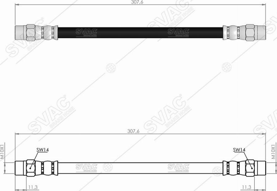 MOBILVERDE 50305954 - Flexible de frein cwaw.fr