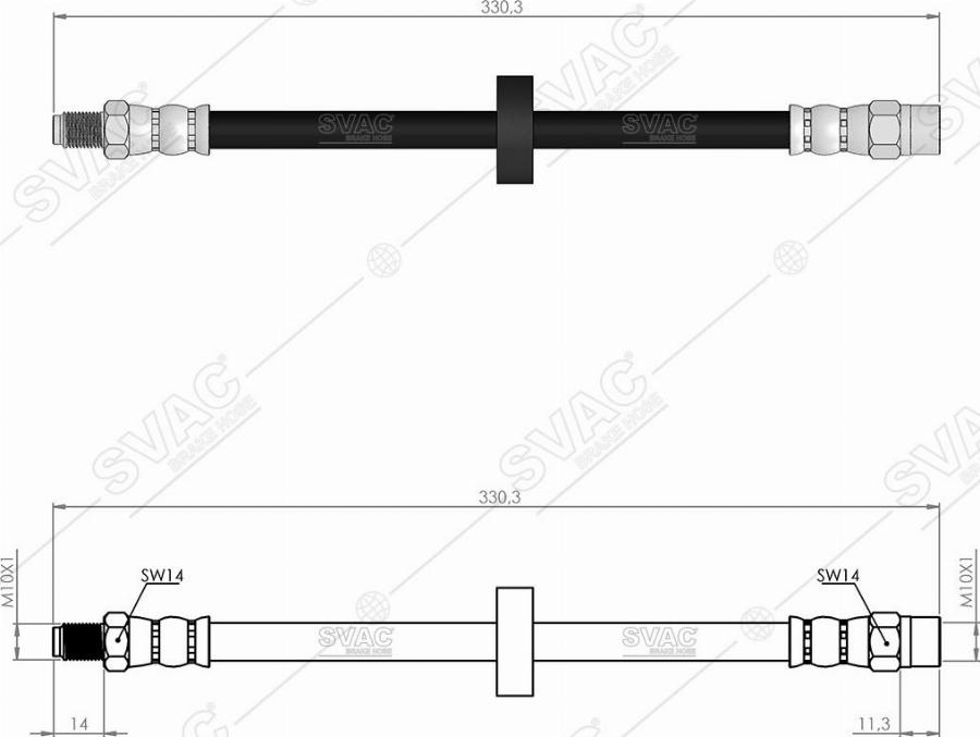 MOBILVERDE 50305955 - Flexible de frein cwaw.fr