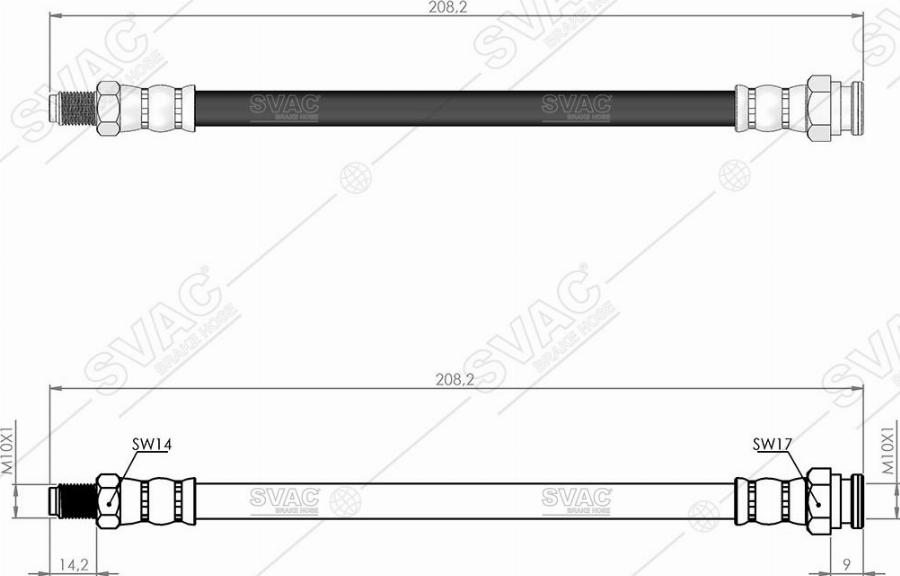 MOBILVERDE 50305906 - Flexible de frein cwaw.fr