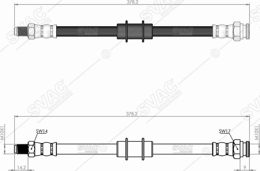 MOBILVERDE 50305914 - Flexible de frein cwaw.fr