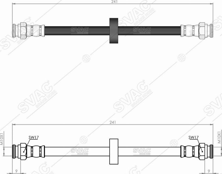 MOBILVERDE 50305910 - Flexible de frein cwaw.fr