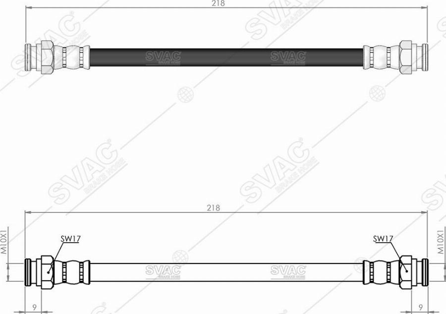 MOBILVERDE 50305911 - Flexible de frein cwaw.fr