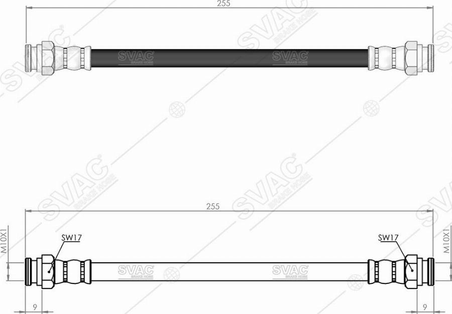 MOBILVERDE 50305912 - Flexible de frein cwaw.fr