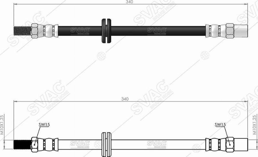 MOBILVERDE 50305982 - Flexible de frein cwaw.fr