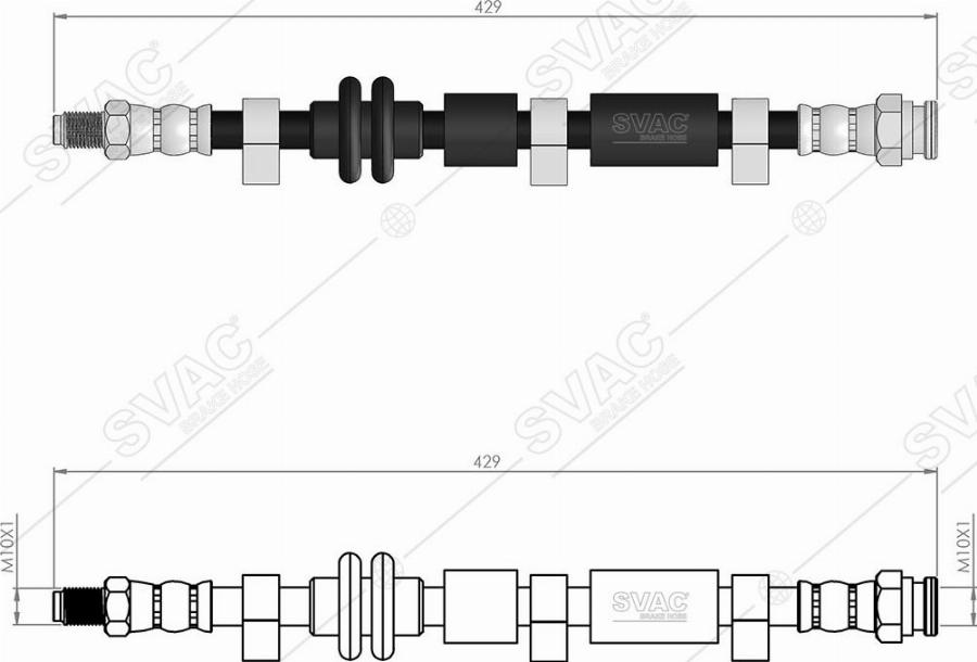 MOBILVERDE 50305930 - Flexible de frein cwaw.fr