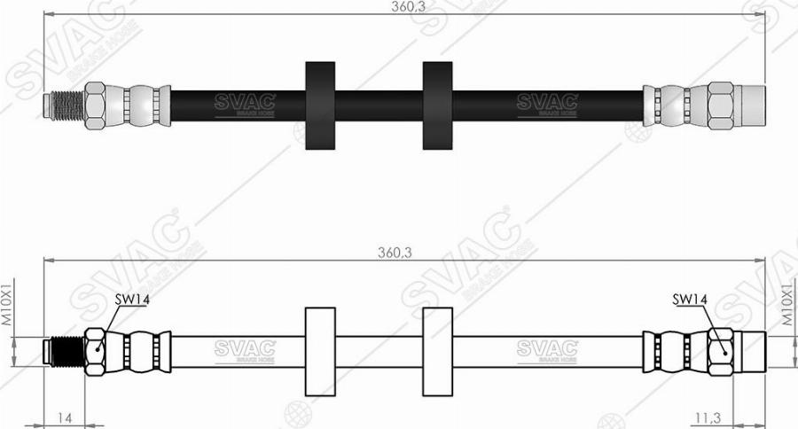 MOBILVERDE 50305937 - Flexible de frein cwaw.fr