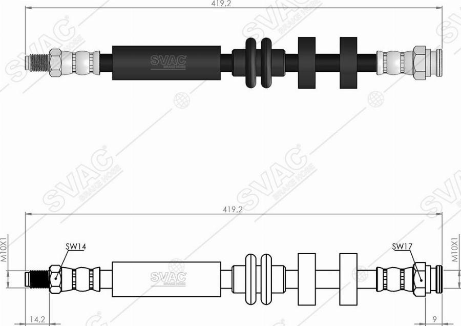 MOBILVERDE 50305924 - Flexible de frein cwaw.fr