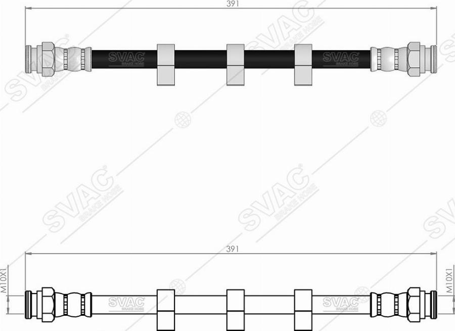 MOBILVERDE 50305926 - Flexible de frein cwaw.fr