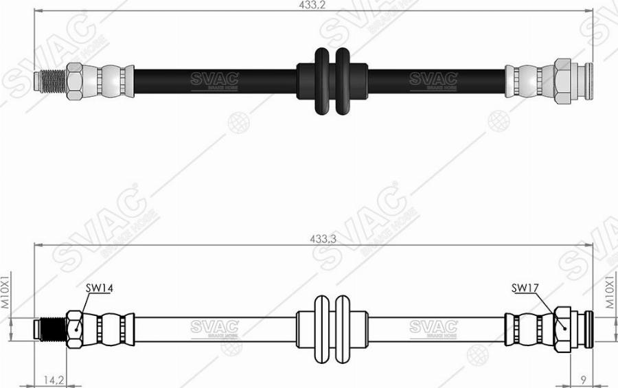 MOBILVERDE 50305923 - Flexible de frein cwaw.fr