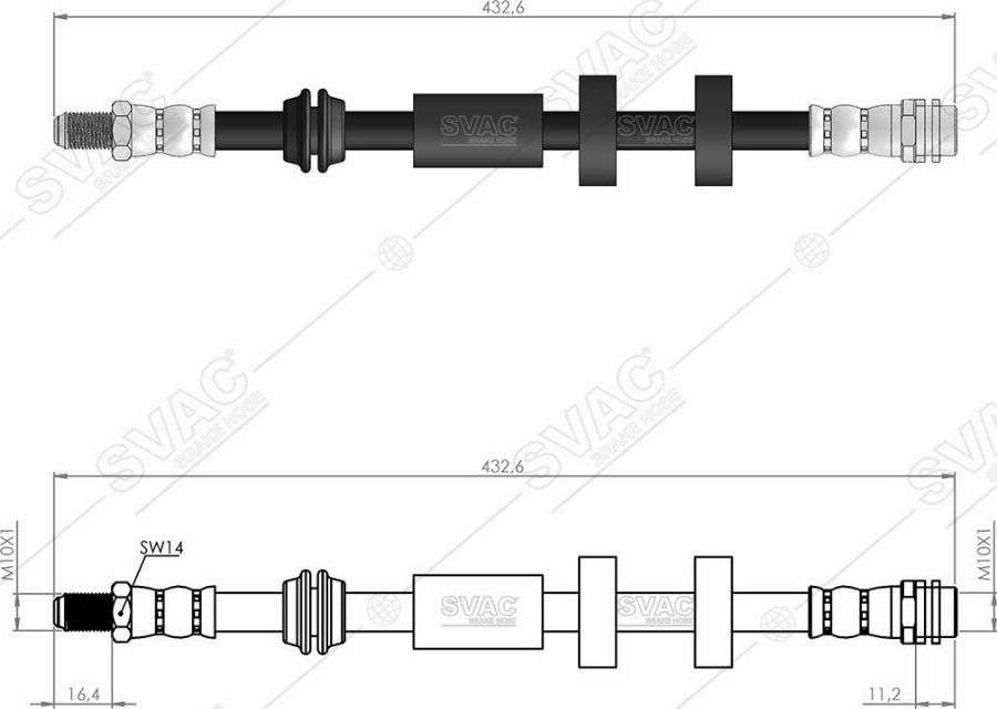 MOBILVERDE 50305971 - Flexible de frein cwaw.fr