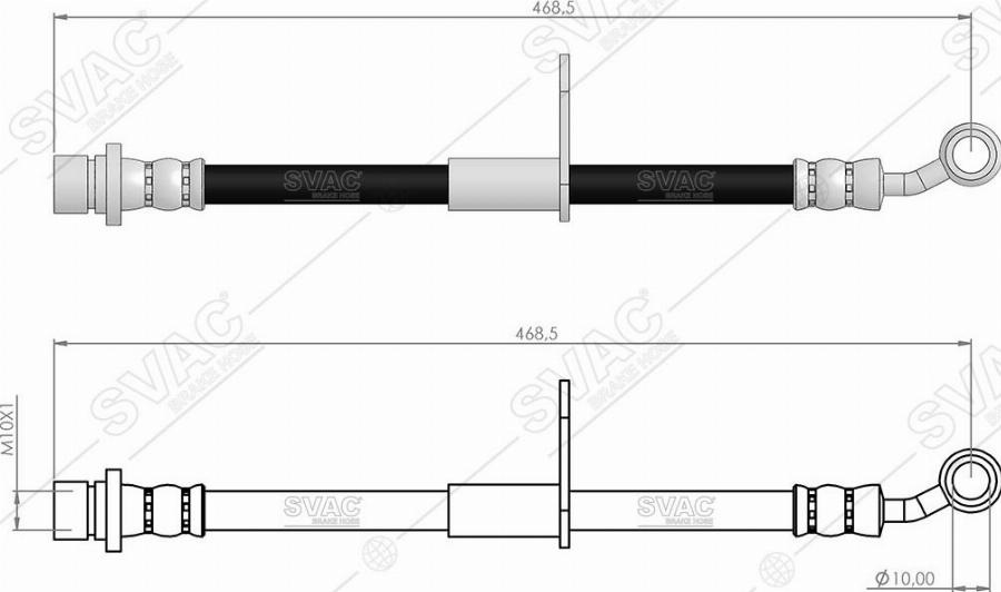 MOBILVERDE 50305585 - Flexible de frein cwaw.fr