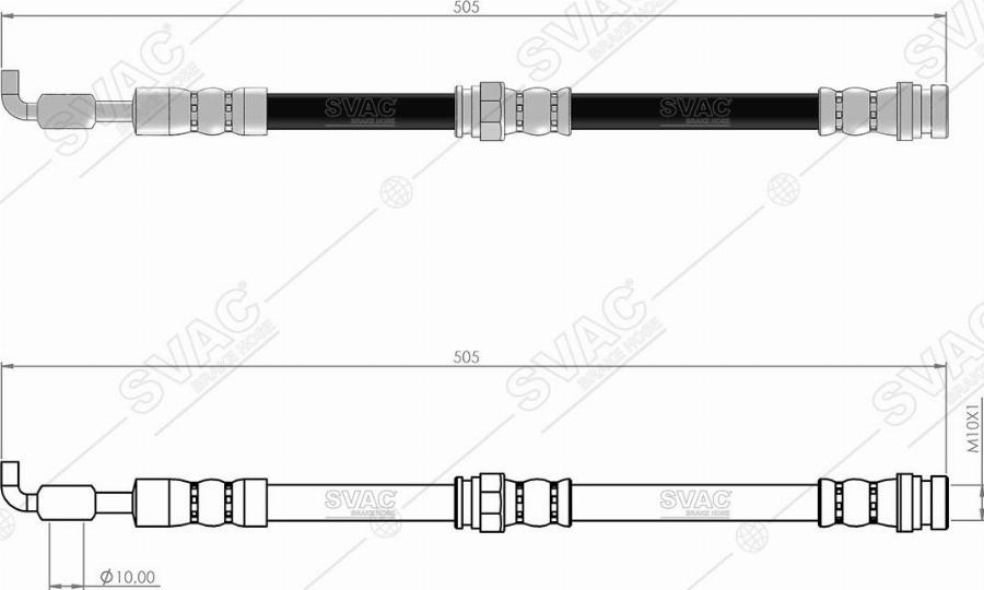 MOBILVERDE 50305682 - Flexible de frein cwaw.fr