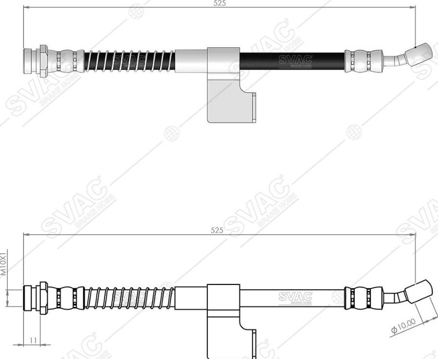 MOBILVERDE 50305678 - Flexible de frein cwaw.fr