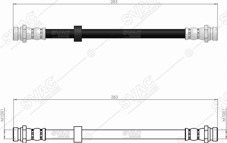 MOBILVERDE 50305045 - Flexible de frein cwaw.fr