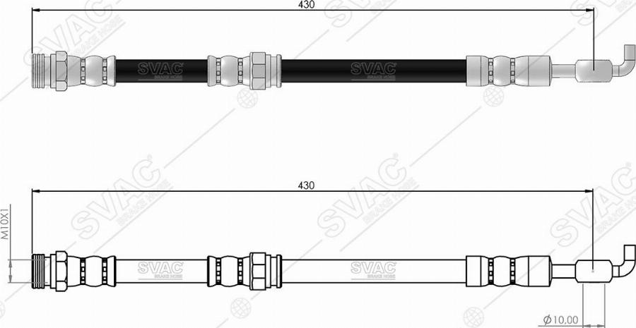 MOBILVERDE 50305046 - Flexible de frein cwaw.fr