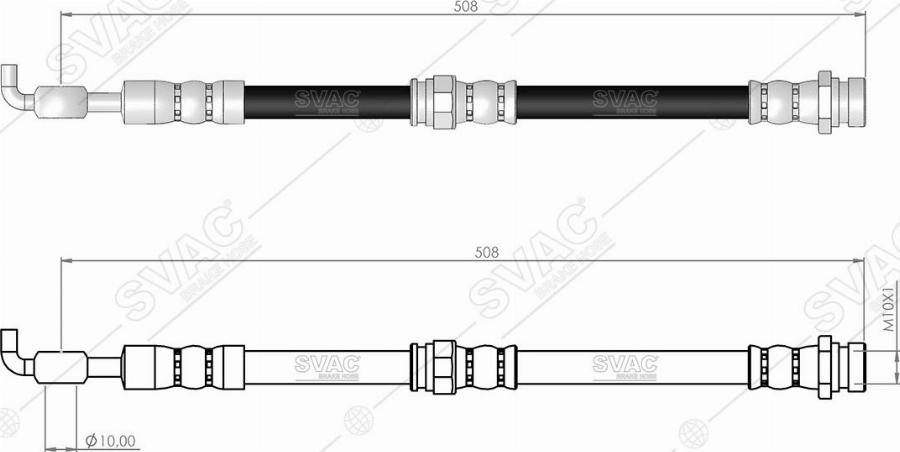 MOBILVERDE 50305060 - Flexible de frein cwaw.fr