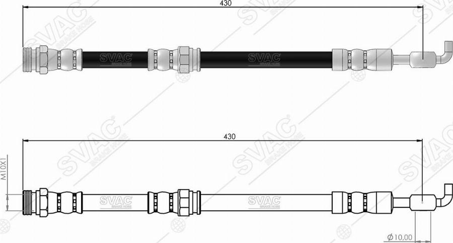 MOBILVERDE 50305067 - Flexible de frein cwaw.fr