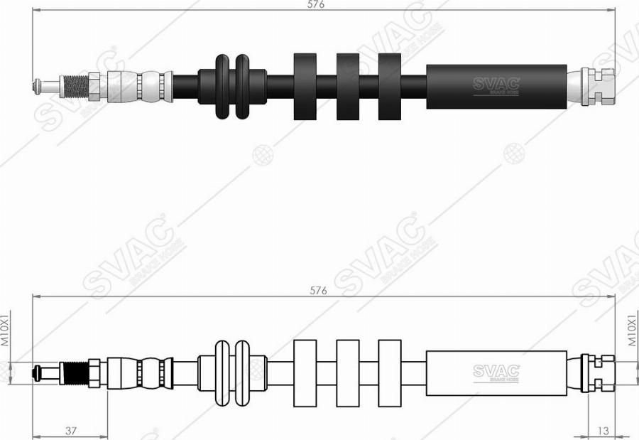 MOBILVERDE 50305019 - Flexible de frein cwaw.fr