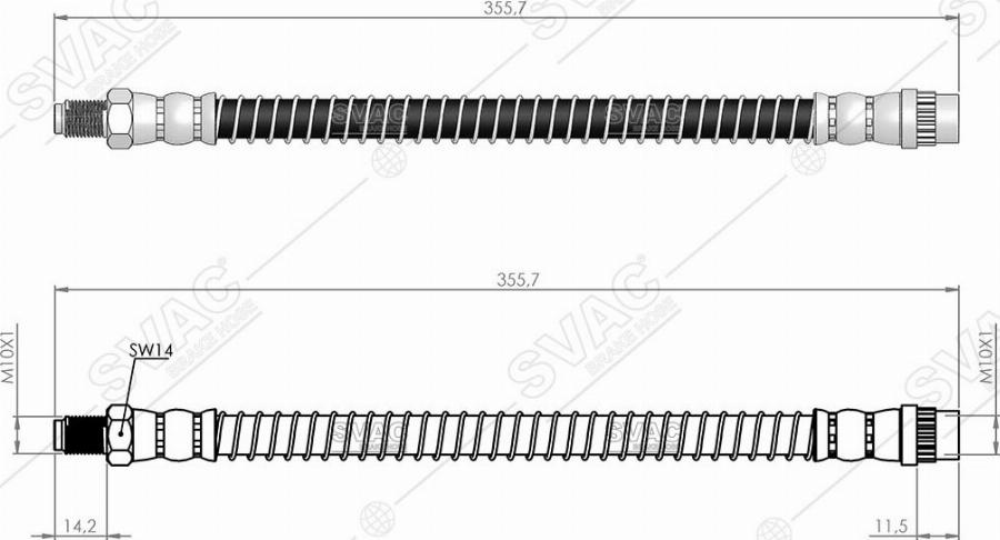 MOBILVERDE 50305023 - Flexible de frein cwaw.fr