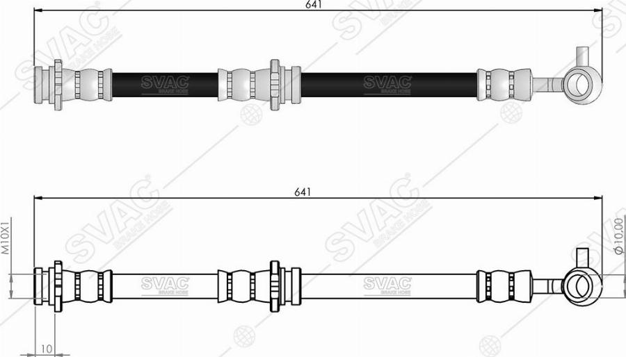 MOBILVERDE 50305194 - Flexible de frein cwaw.fr