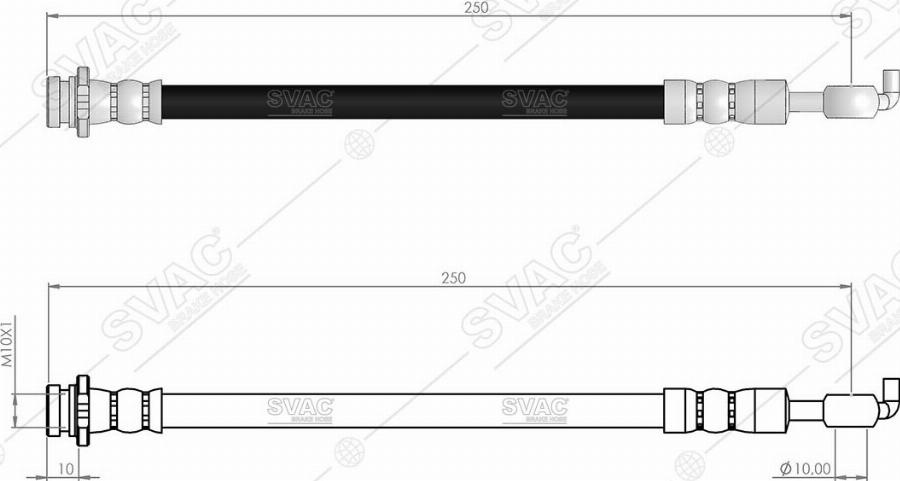 MOBILVERDE 50305197 - Flexible de frein cwaw.fr