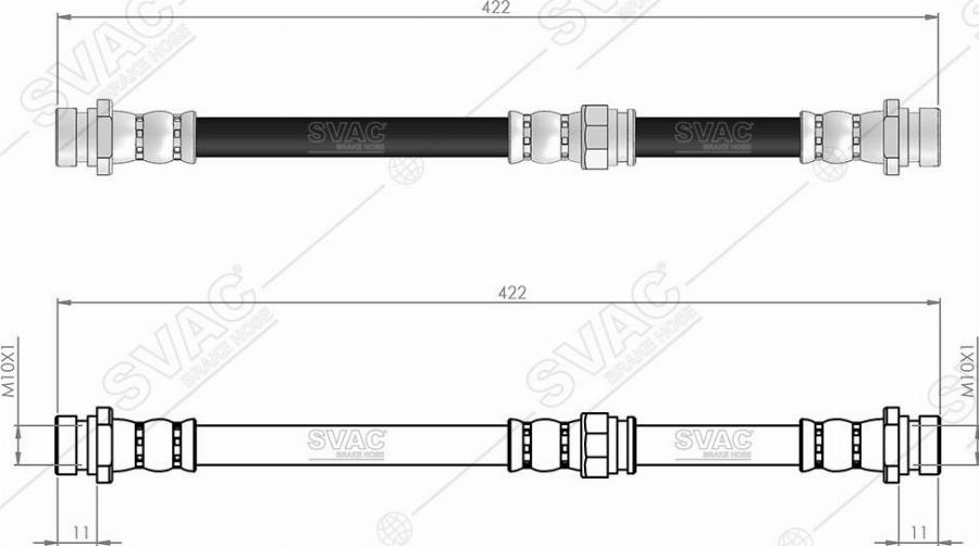 MOBILVERDE 50305112 - Flexible de frein cwaw.fr