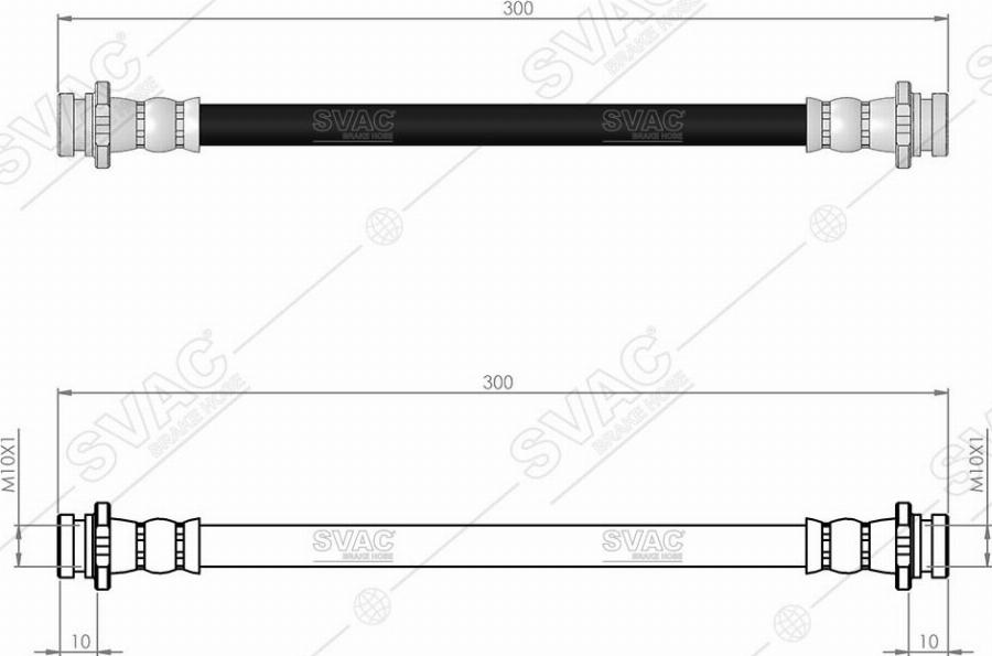 MOBILVERDE 50305180 - Flexible de frein cwaw.fr