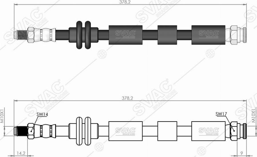 MOBILVERDE 50305891 - Flexible de frein cwaw.fr