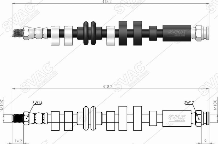 MOBILVERDE 50305893 - Flexible de frein cwaw.fr