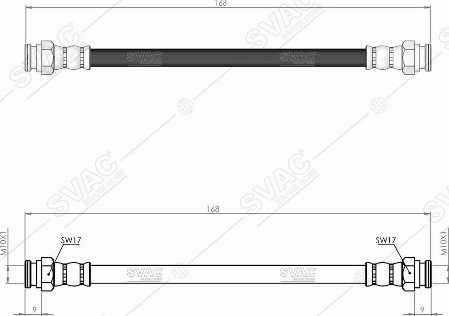 MOBILVERDE 50305892 - Flexible de frein cwaw.fr