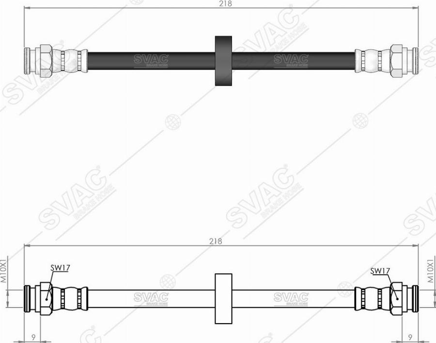 MOBILVERDE 50305859 - Flexible de frein cwaw.fr