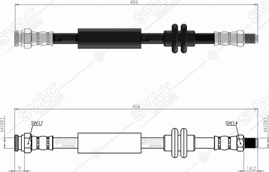 MOBILVERDE 50305855 - Flexible de frein cwaw.fr