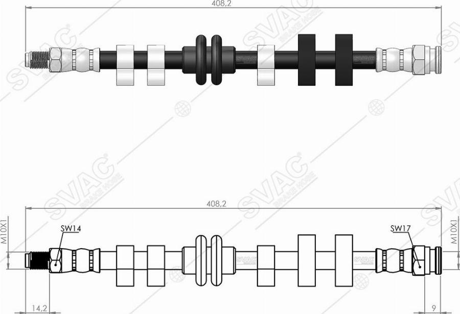 MOBILVERDE 50305850 - Flexible de frein cwaw.fr