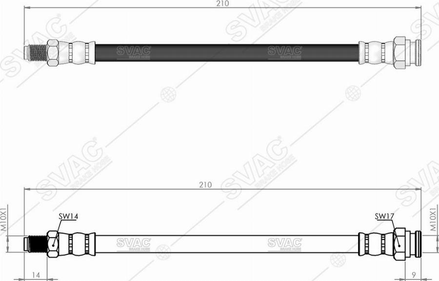 MOBILVERDE 50305853 - Flexible de frein cwaw.fr