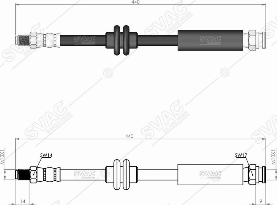 MOBILVERDE 50305869 - Flexible de frein cwaw.fr