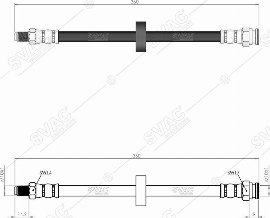 MOBILVERDE 50305864 - Flexible de frein cwaw.fr