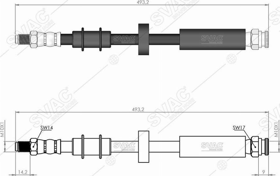 MOBILVERDE 50305866 - Flexible de frein cwaw.fr