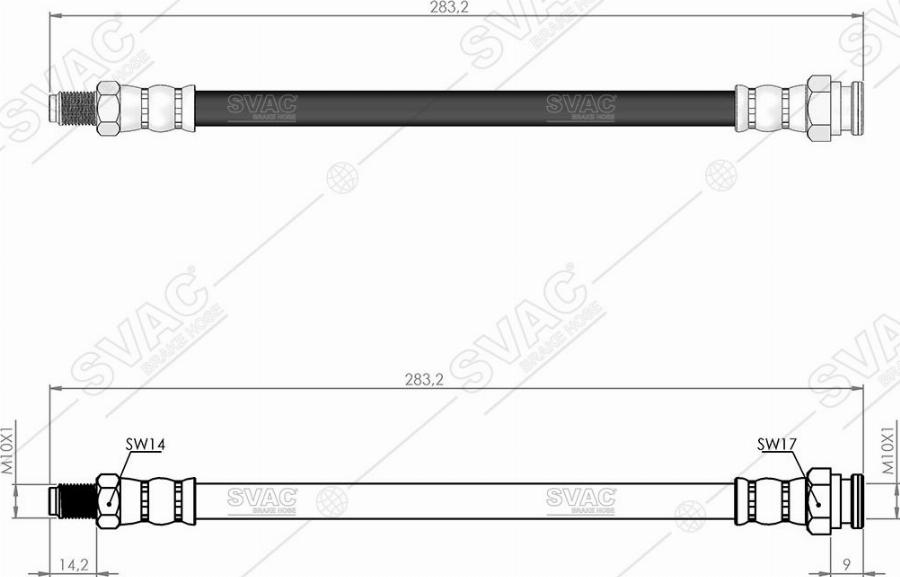 MOBILVERDE 50305863 - Flexible de frein cwaw.fr