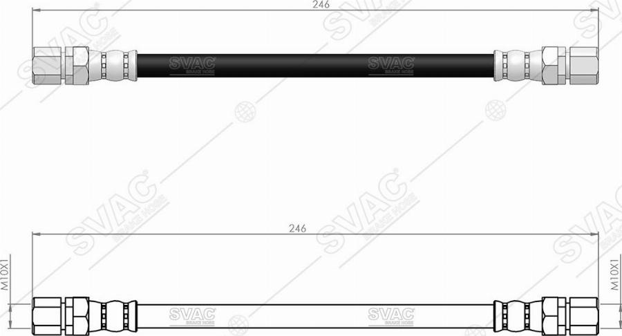 MOBILVERDE 50305816 - Flexible de frein cwaw.fr