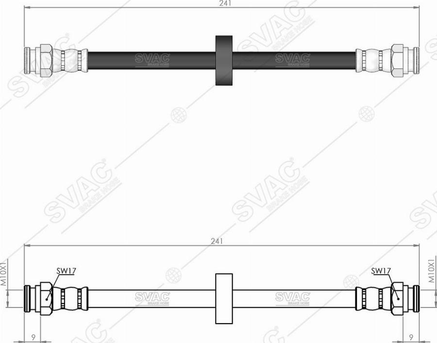 MOBILVERDE 50305883 - Flexible de frein cwaw.fr