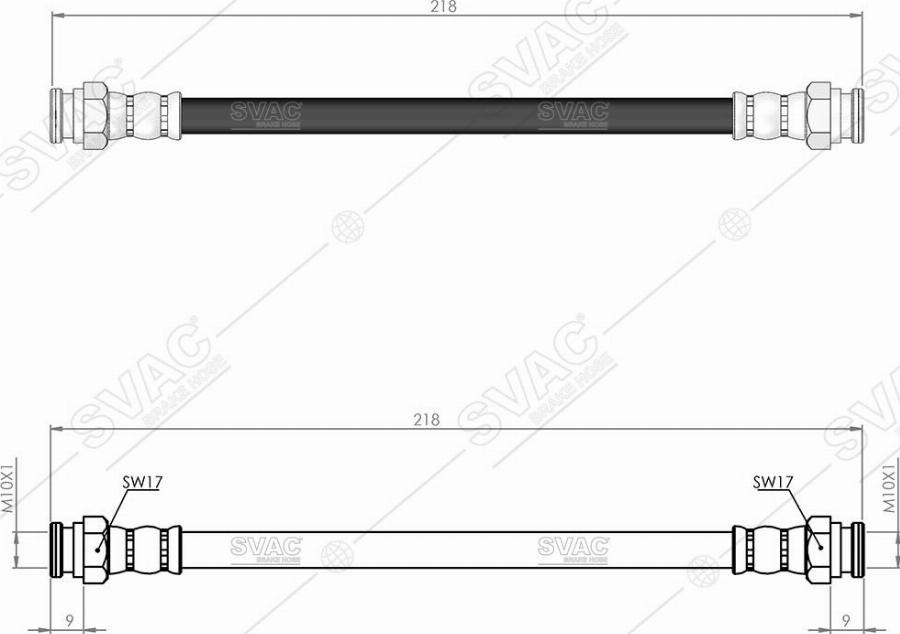 MOBILVERDE 50305882 - Flexible de frein cwaw.fr