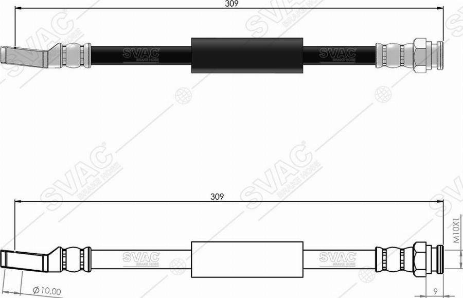 MOBILVERDE 50305879 - Flexible de frein cwaw.fr