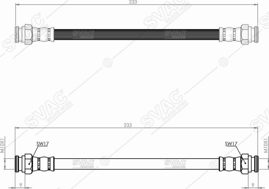 MOBILVERDE 50305875 - Flexible de frein cwaw.fr