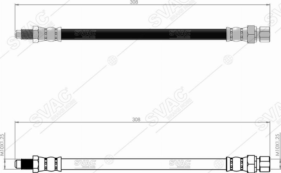 MOBILVERDE 50305878 - Flexible de frein cwaw.fr