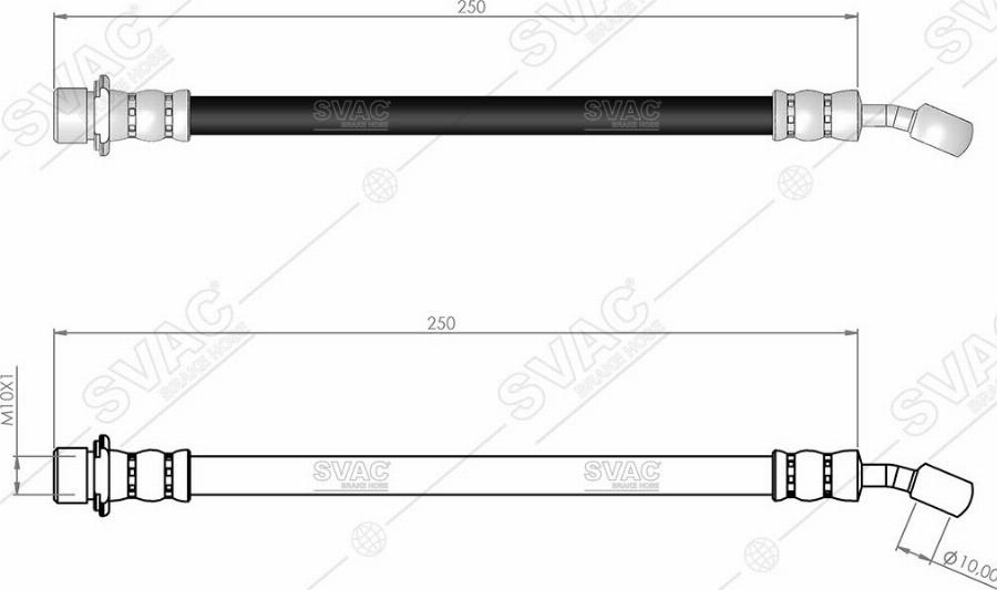 MOBILVERDE 50305388 - Flexible de frein cwaw.fr