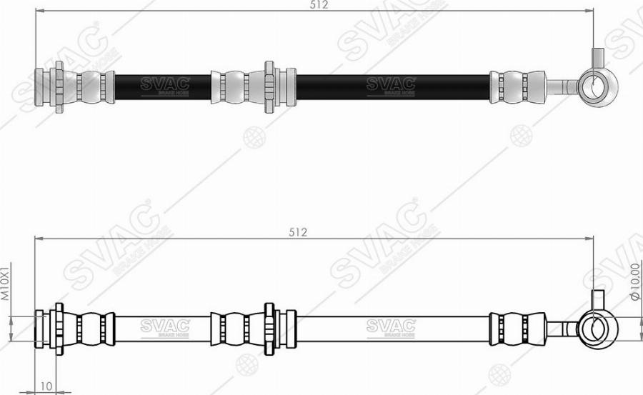 MOBILVERDE 50305209 - Flexible de frein cwaw.fr