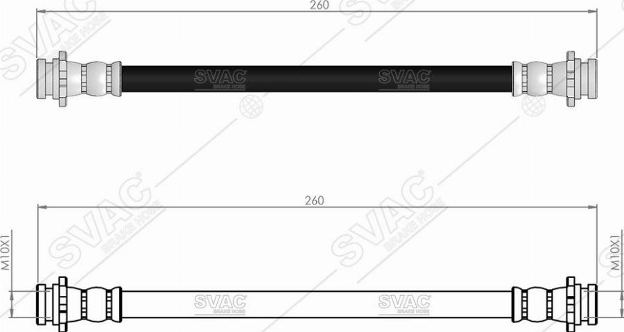 MOBILVERDE 50305205 - Flexible de frein cwaw.fr