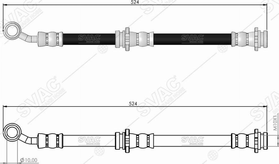 MOBILVERDE 50305203 - Flexible de frein cwaw.fr